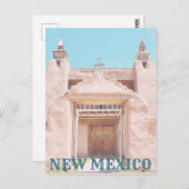 New Mexico Adobe Church Briefkaart (Voorkant / Achterkant)