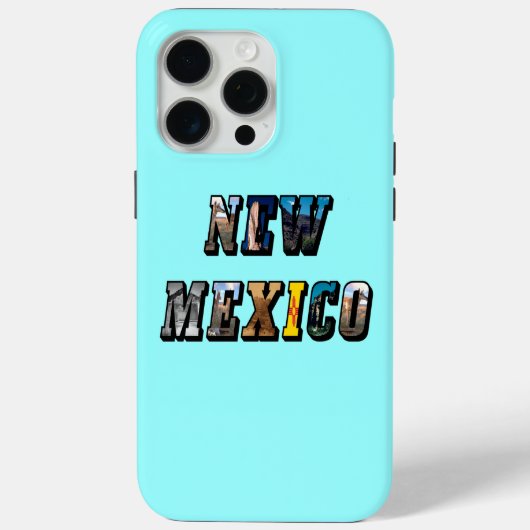 New Mexico Afbeelding Tekst Case-Mate iPhone Case (Achterkant)