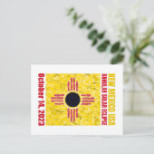 New Mexico Annular Eclipse Post Card Briefkaart (Staand voorkant)