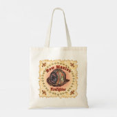 New Mexico Brandweerman aangepaste brandweerlieden Tote Bag (Achterkant)
