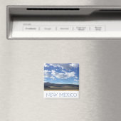 New Mexico Bright Blue Sky over Mountains Magnet Magneet (Insitu (Vaatwasser))
