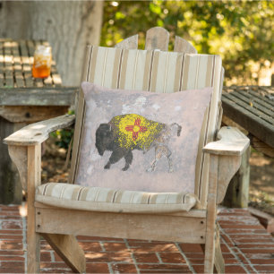 New Mexico Buffalo Spirit Buitenkussen