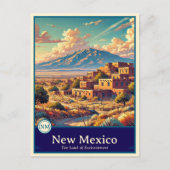 New Mexico | Carte postale ombragée style Anime (Devant)