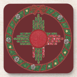New Mexico Christmas Bier Onderzetter