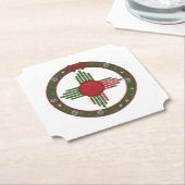 New Mexico Christmas  Kartonnen Onderzetters (Gekanteld)