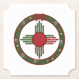 New Mexico Christmas Kartonnen Onderzetters