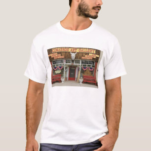New Mexico, Cimarron. Cimarron kunstgalerie, Nieuw T-shirt