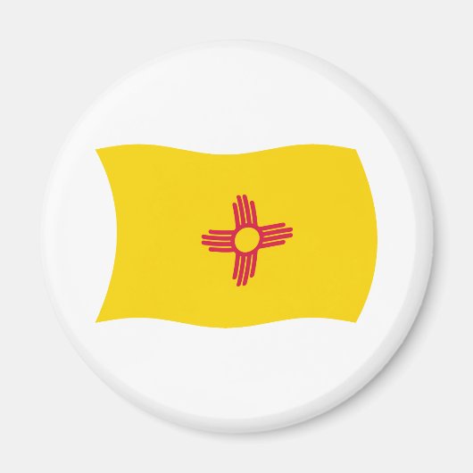 New Mexico Flag Magnet Magneet (Voorkant)