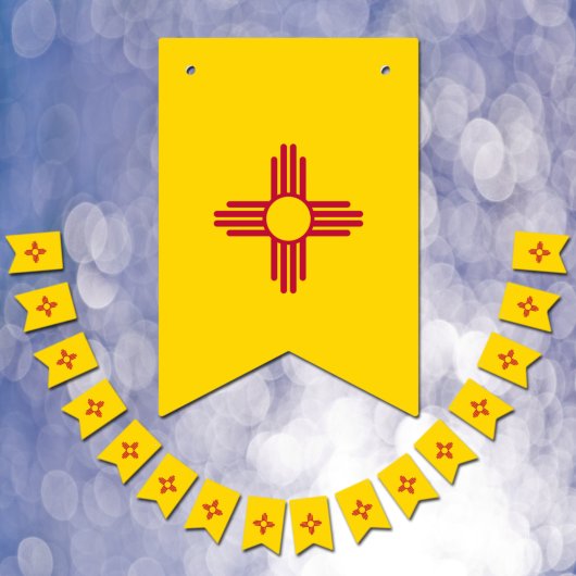 New Mexico Flag Party, bannières de bottes / Maria