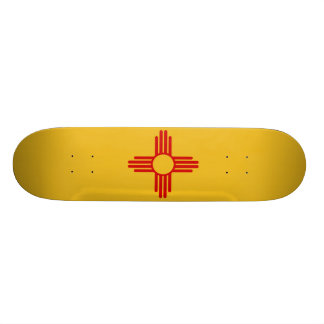 New Mexico Flag Skateboard