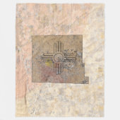 New Mexico fleece deken (Voorkant)