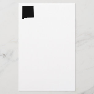 New Mexico in zwart-wit Briefpapier