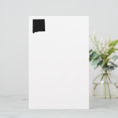 New Mexico in zwart-wit Briefpapier (Staand voorkant)