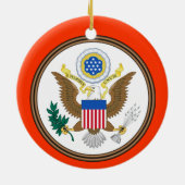 New Mexico* kerstversiering Keramisch Ornament (Achterkant)