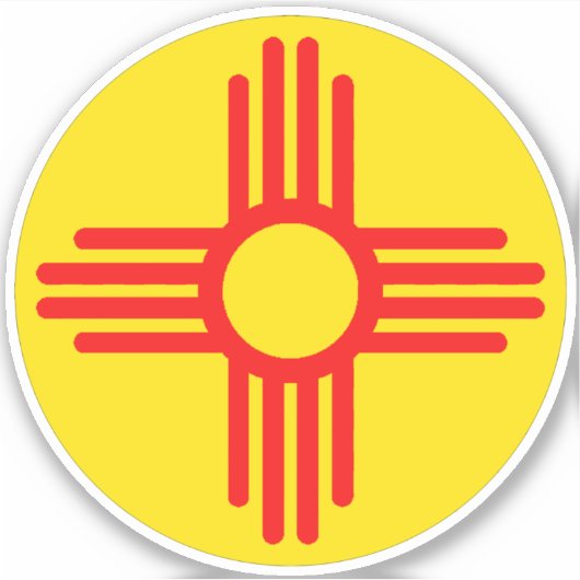 New Mexico Land of Enchantment Sticker (Voorkant)
