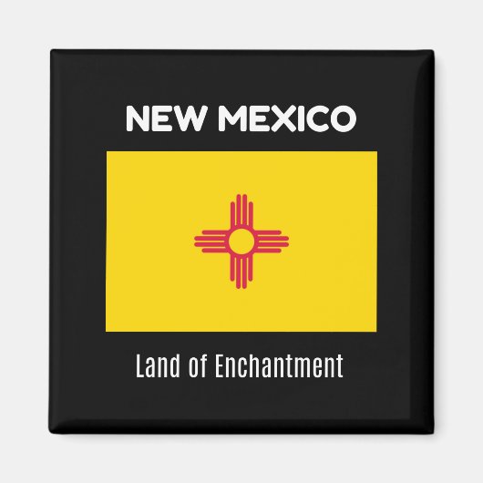 New Mexico, land van aankomst Magneet (Voorkant)