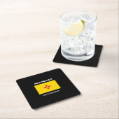 New Mexico, land van aankomst Vierkante Kartonnen Onderzetter (Insitu)