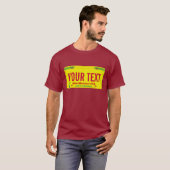New Mexico licence bord T-shirt (Voorkant volledig)