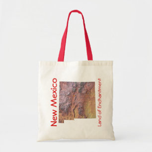 New Mexico Map Bag Tote Bag
