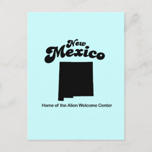New Mexico Motto - Alien Welcome Center Briefkaart