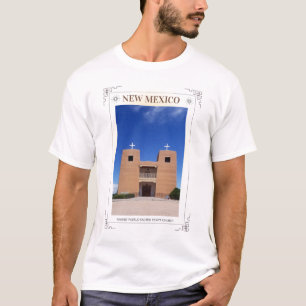 New Mexico Nambe' Pueblo Heilig Hart kerk T-shirt