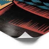 New Mexico Native Symbol Desert Sunset Perfect Poster (Hoek)