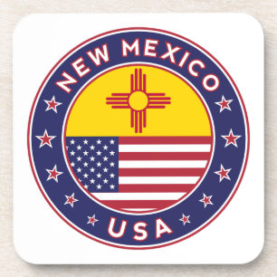 New Mexico, New Mexico sticker, telefooncase Bier Onderzetter