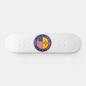 New Mexico, New Mexico sticker, telefooncase Skateboard (Horizontaal)
