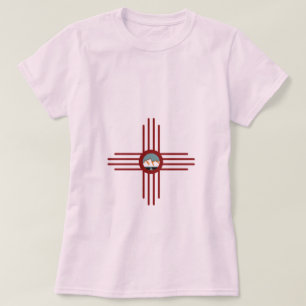 New Mexico NM Zia Indian Symbool Waterval T-shirt