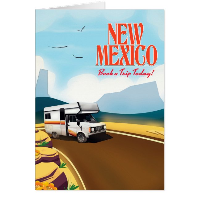New Mexico Reisposter (Voorkant)