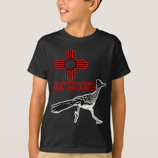 New Mexico Roadrunner Land van betovering Zia Symb T-shirt