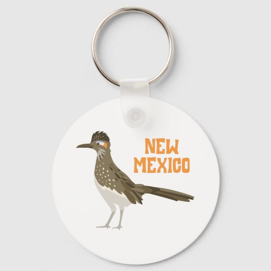 New Mexico Roadrunner Sleutelhanger (Voorkant)