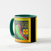 New Mexico Rode of Groene Chili Coffee Cup Mok (Voorkant links)