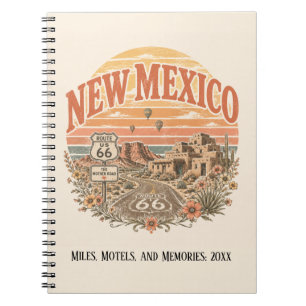 New Mexico Route 66 Reisjournaal Herinneringen Notitieboek
