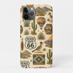 New Mexico Route 66 Woestijnsignaal iPhone 11 Pro Hoesje