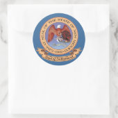 New Mexico Seal Ronde Sticker (Tas)