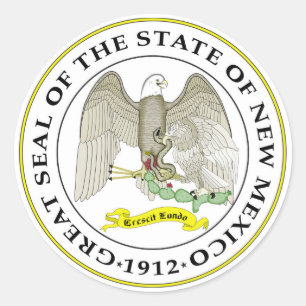 New Mexico staat zegel Amerika republiek symbool v