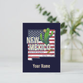 New Mexico State États-Unis Carte Vintage USA (Debout devant)