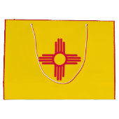New Mexico State Flag Gift Bag Large Cadeautasje (Achterkant)