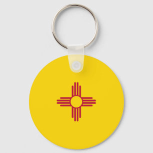New Mexico State Flag Verenigde Staten Sleutelhanger