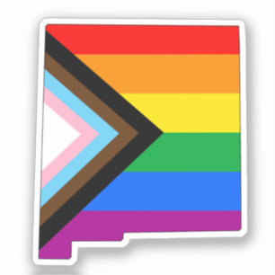 New Mexico State Pride LGBTQ Progress Pride Sticker