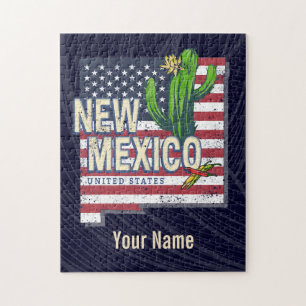 New Mexico State Verenigde Staten Kaart  Verenigde Legpuzzel