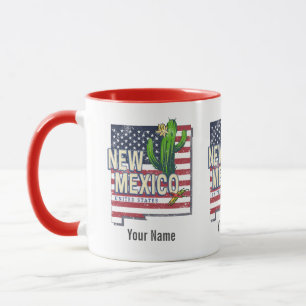 New Mexico State Verenigde Staten Kaart Verenigde Mok