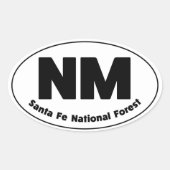 New Mexico sticker voor RV vrachtwagen auto (Voorkant)