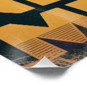 New Mexico Sunset Vintage Poster Rocky Formations (Coin)