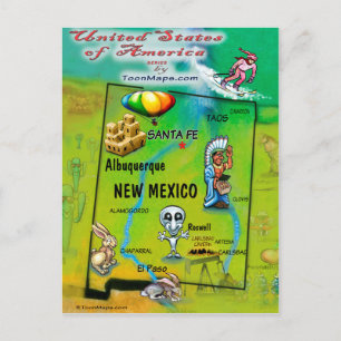 New Mexico USA Kaart