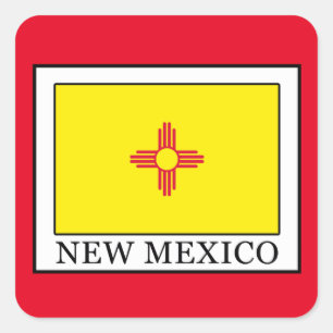 New Mexico Vierkante Sticker