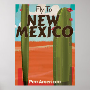 New Mexico, VS Oude reisposter. Poster