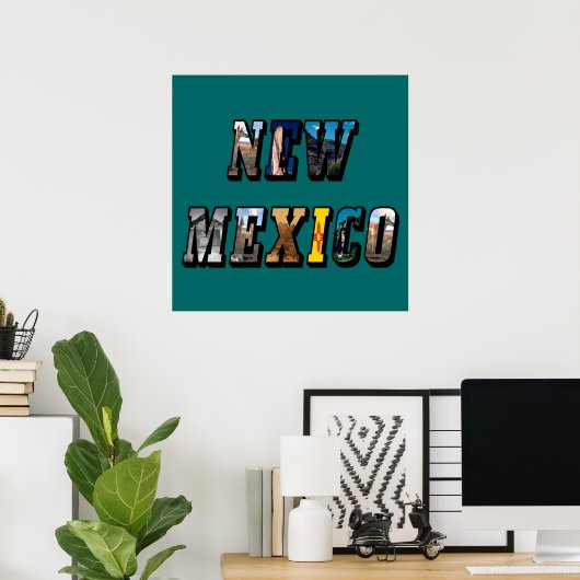 New Mexico, VSATekst Poster (Thuiskantoor)