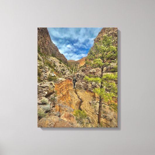 New Mexico Waterfall Canvas Afdruk (Voorkant)